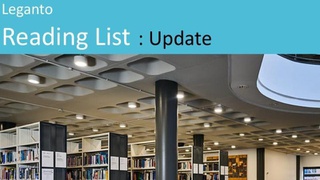 Leganto Reading Lists for 2026/27