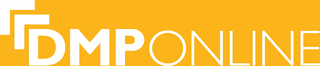 An orange logo for DMP Online
