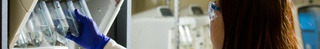 A scientist using lab equipment
