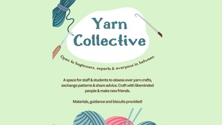 A poster about the yarn collective