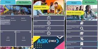 Graphic of the front view of the refreshed myWLV app