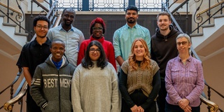Group of Multiply tutors looking at the camera