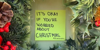 Student Space post-in note reading 