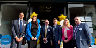 A group of stakeholders at the launch of Walsall's The Link Hub