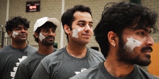 A group of students competing in the Varsity competition