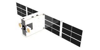 Space Eye - satellite Aurora Render Port illustration