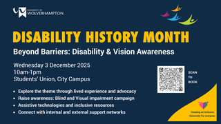 Disability History Month VI event 3 Dec