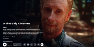 A screenshot of an Amazon Prime series involving Professor Mark O'Shea