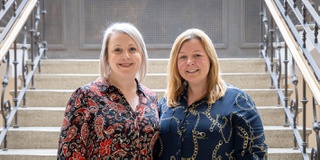 Portrait image of two key Apprenticeship members of staff