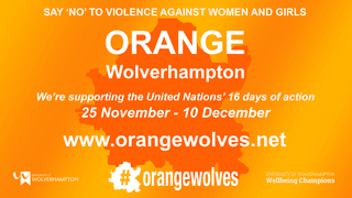 Orange wolves campaign against violence against women