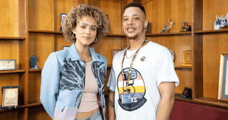 Hollywood star Nathalie Emmanuel joins University alumnus to celebrate TNB Connect milestone