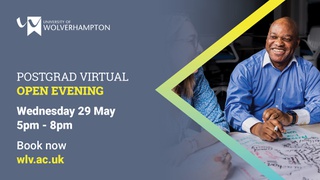 Postgraduate open evening 29 May 2024 promotion