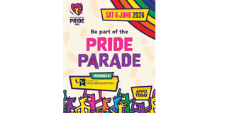 Pride Parade application poster 2026