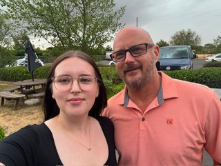 Father and daughter