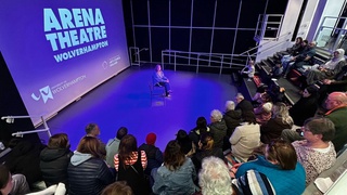 Aerial view of the stage at Arena Theatre from last years' event 'WOMEN'