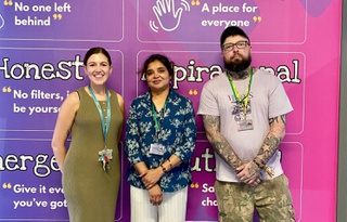 Rebecca Bunger, Head of Youth Work and Partnership, The Way Youth Zone, Dr Mahuya Kanjilal and David Martin, University of Wolverhampton researchers.