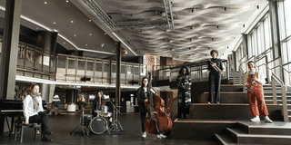 Graduate hits the right note as drummer for all-female jazz band