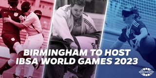 A graphic depicting the IBSA World Games