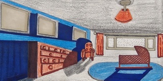 An illustration drawn by student Sam McCracken