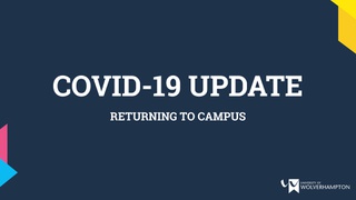 Student Update: Returning to campus  