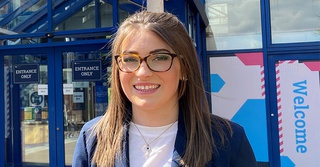 Photo of Rebecca Tarr, who is studying for a Mechanical Engineering degree in the University’s School of Engineering