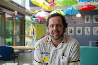 student in nursing uniform