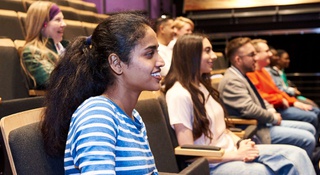 Students in Arena Theatre
